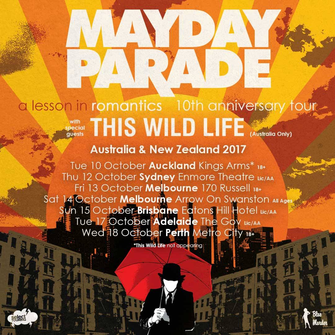 MAYDAY PARADE ''A LESSON IN ROMANTICS 10 YEAR ANNIVERSARY TOUR'' With