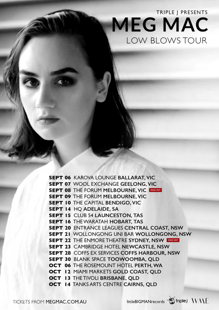 meg mac australian tour