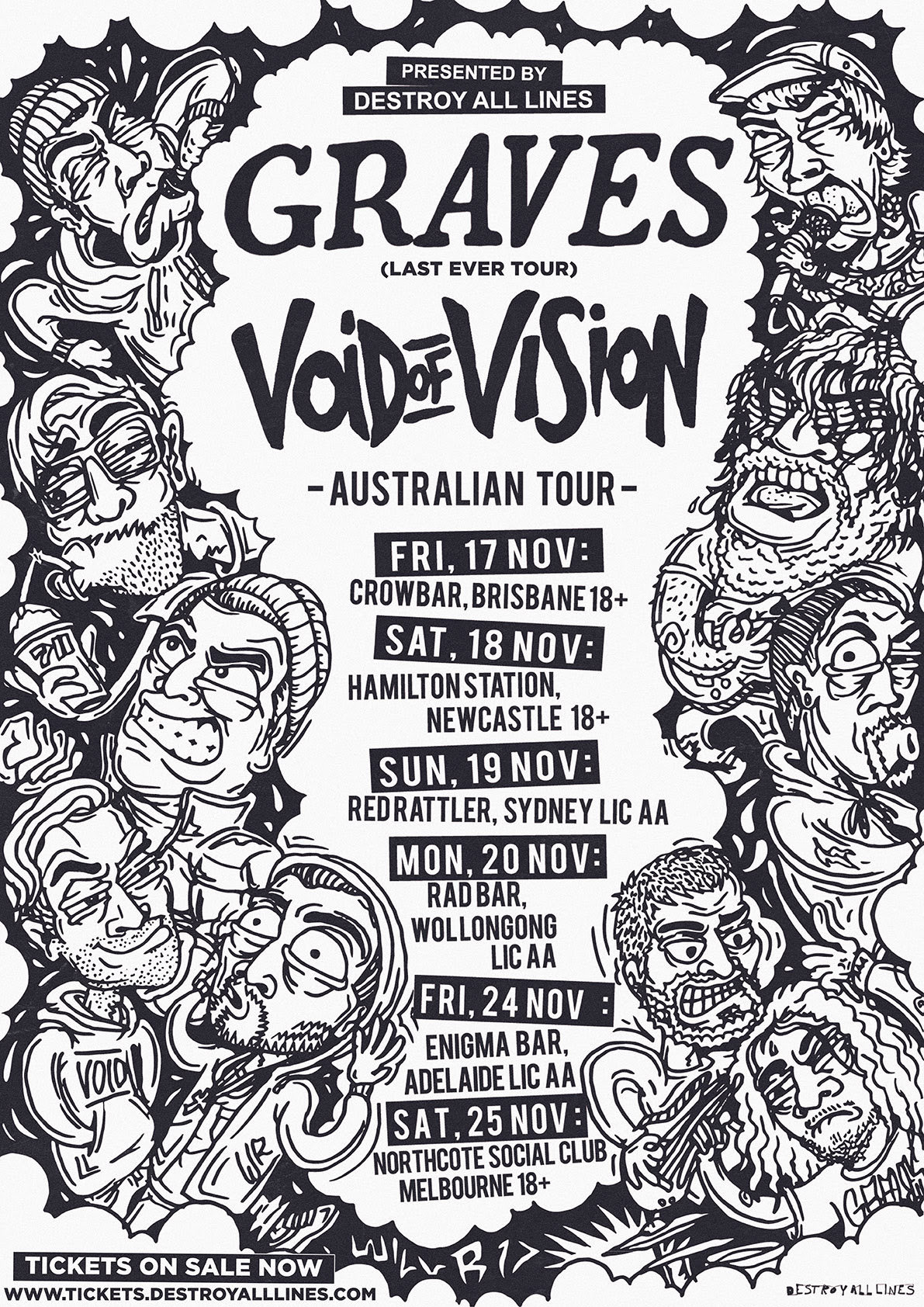 graves and void of vision