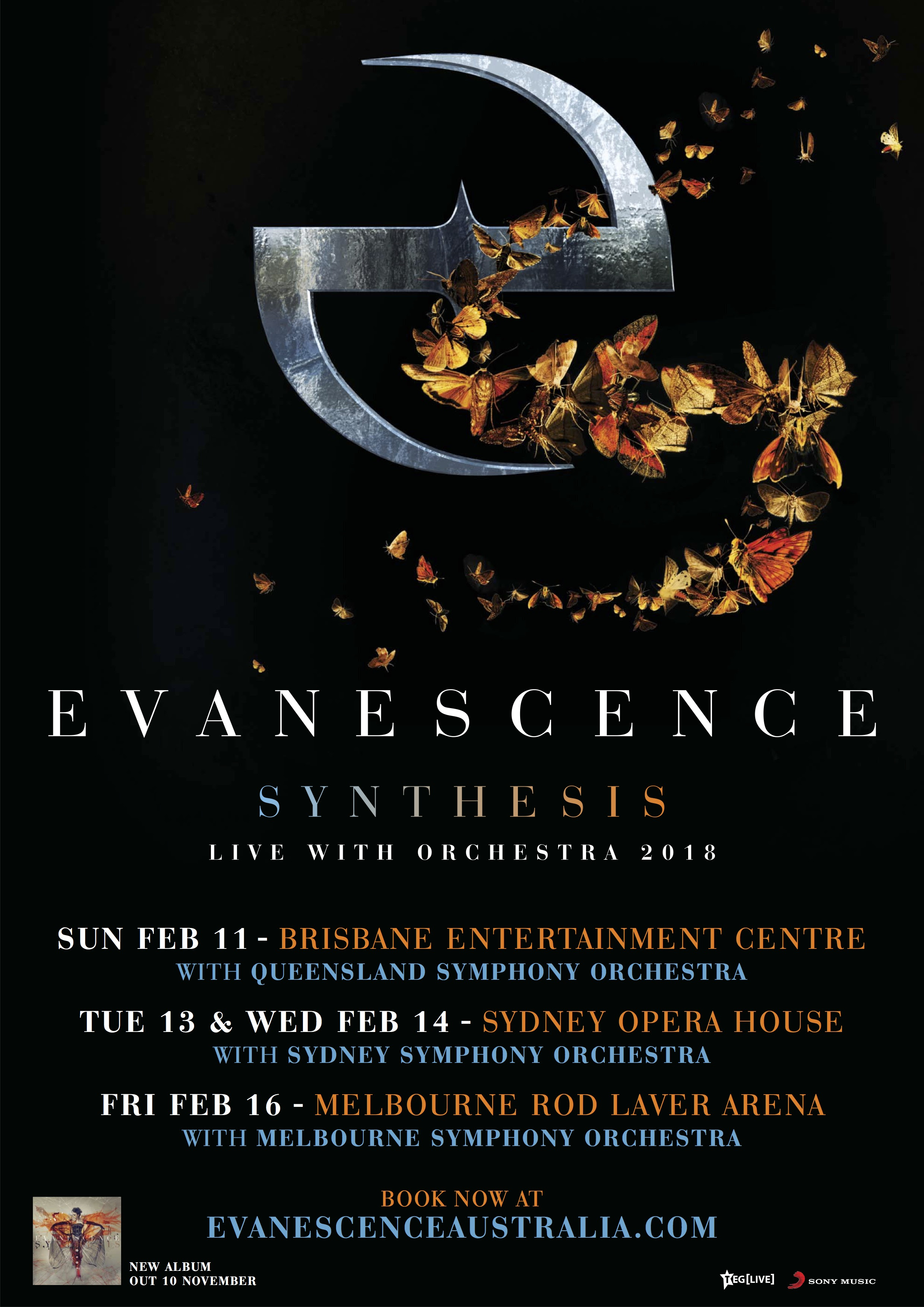 evanescence tour