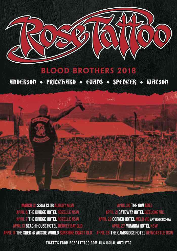 blood brothers tour dates