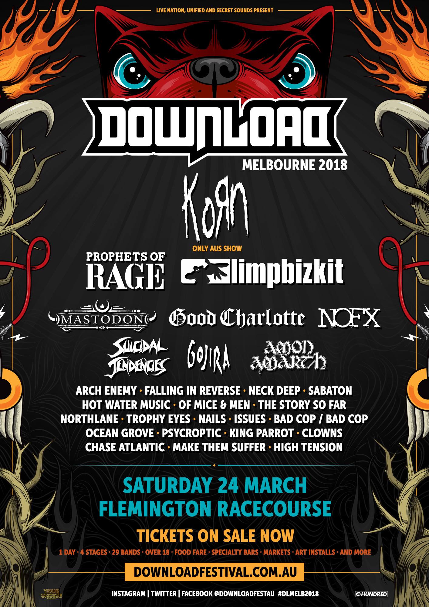 Download Festival @ Flemmington Racecourse 24/3/18 (Live Review) - Amnplify