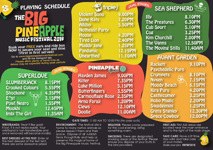 The Big Pineapple Music Festival