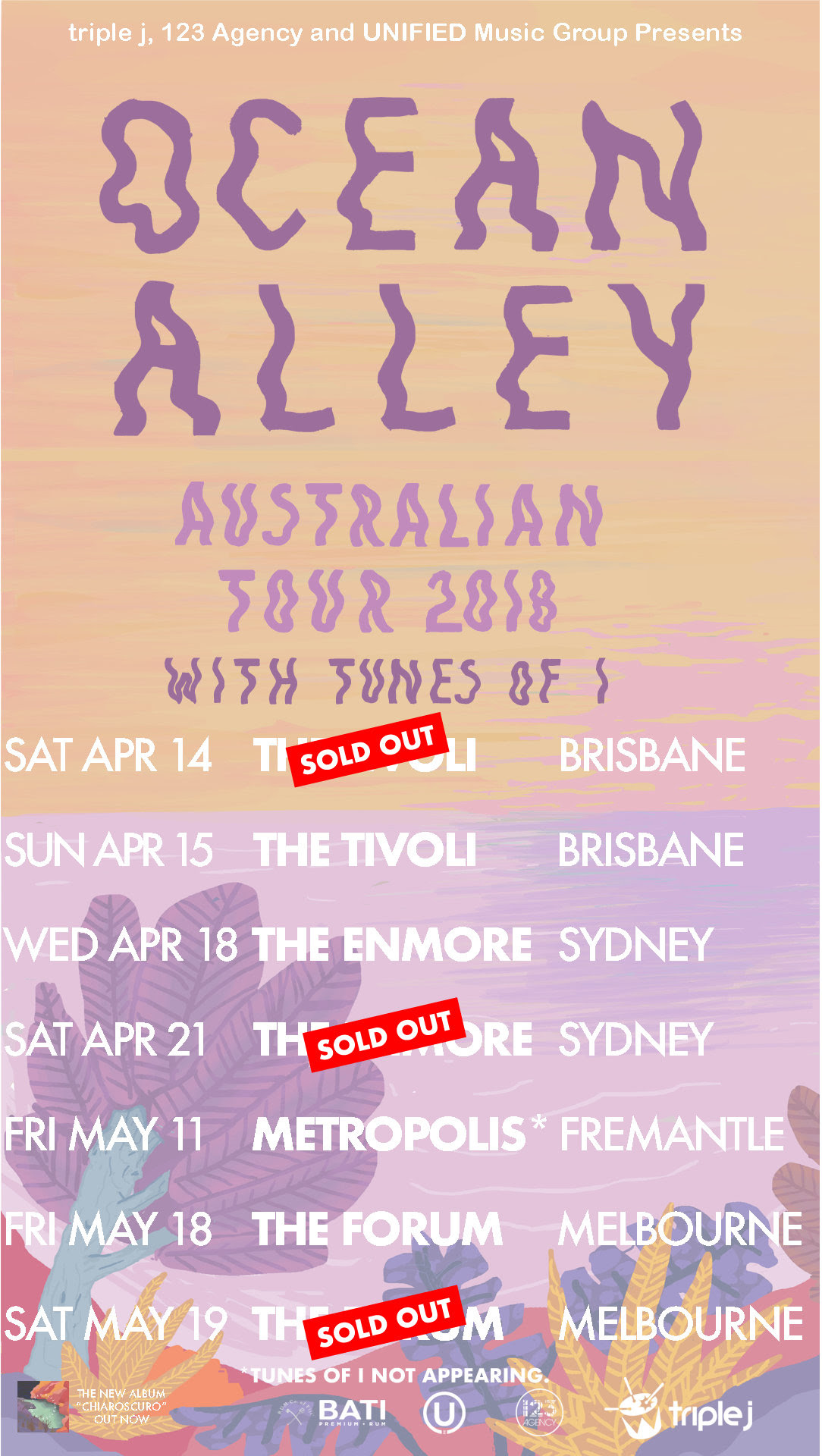OCEAN ALLEY Announce Supports On National Tour Second Melbourne Show On Sale