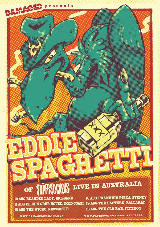 EDDIE SPAGHETTI returns to Australia for Solo Tour
