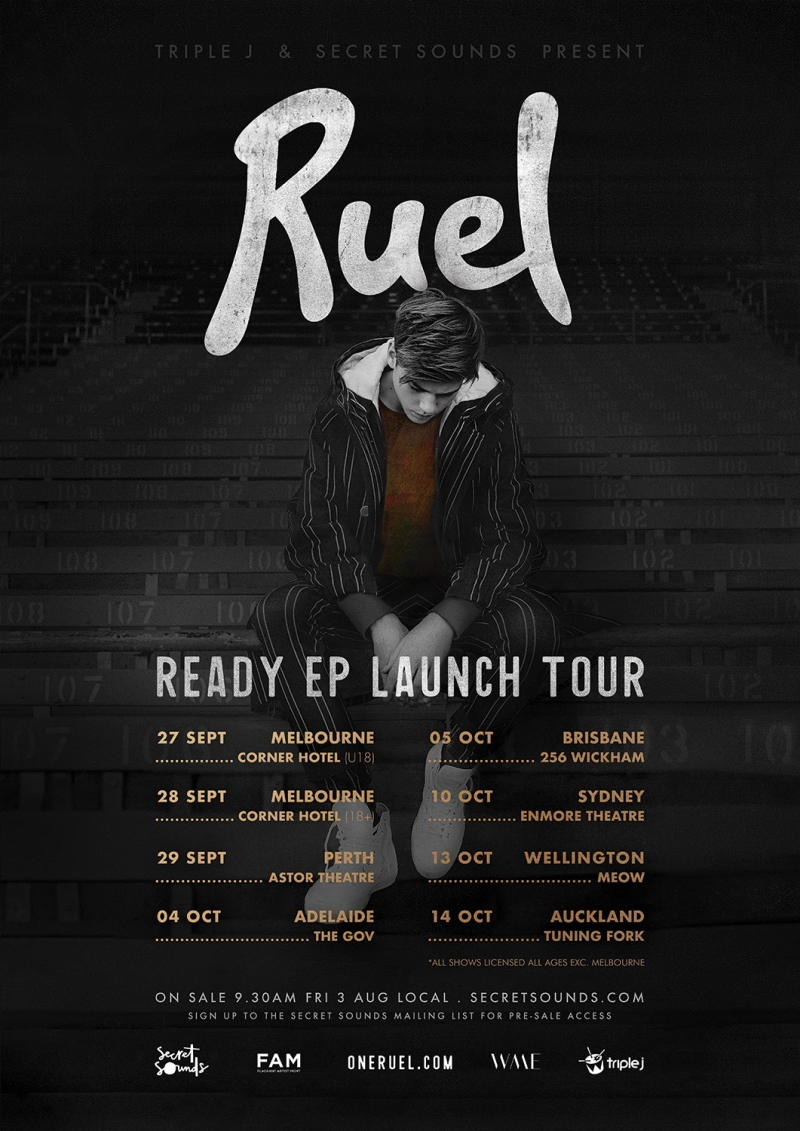 RUEL 'READY' EP launch tour
