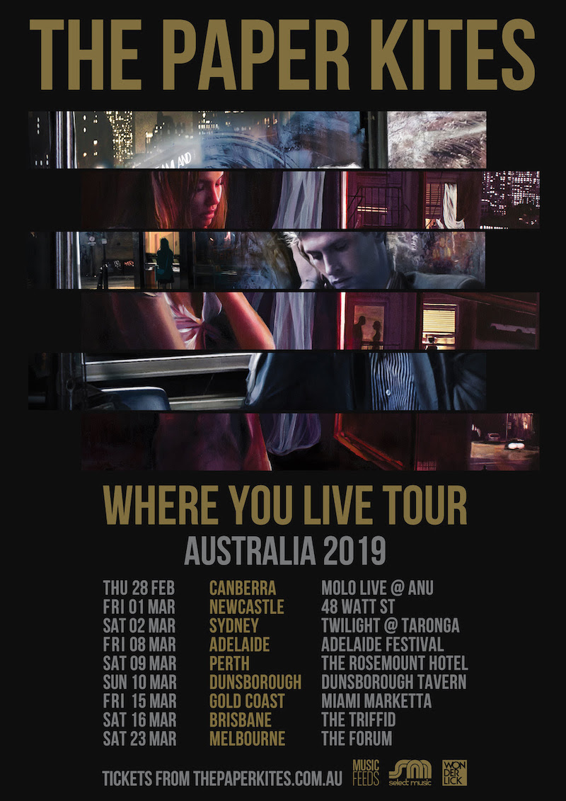 paper kites tour australia