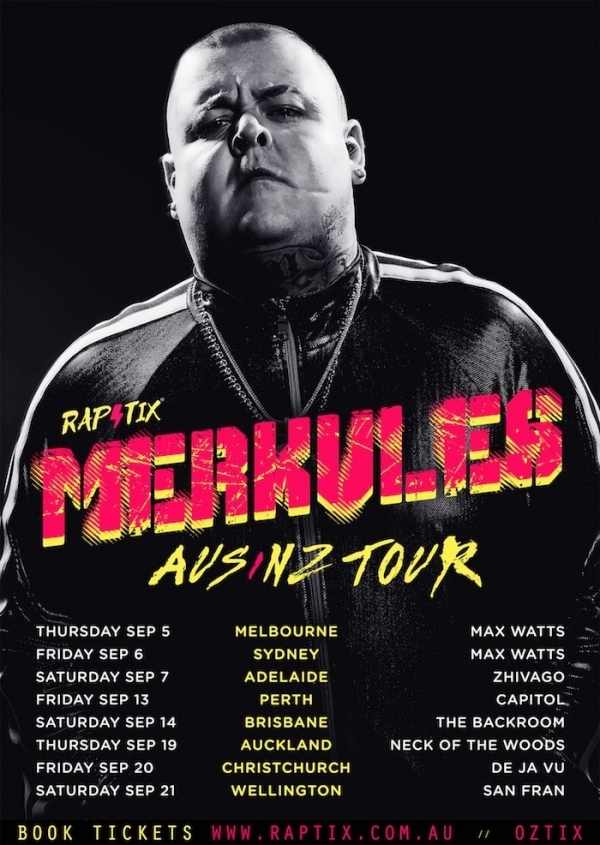 Canadian Rapper MERKULES Announces His Return To Australia & New