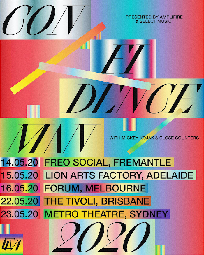 CONFIDENCE MAN announce first Australian tour in two years