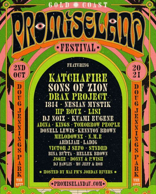 PROMISELAND FESTIVAL GOLD COAST announces second lineup!!