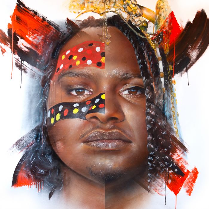 GELA album artwork by Adnate