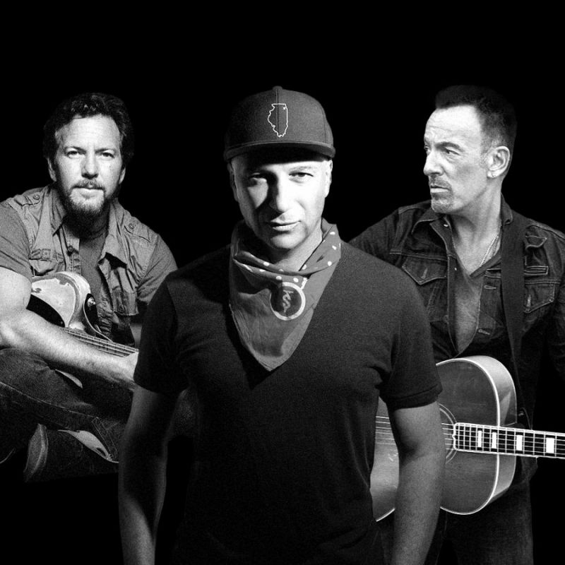 Eddie Vedder, Tom Morello, Bruce Springsteen