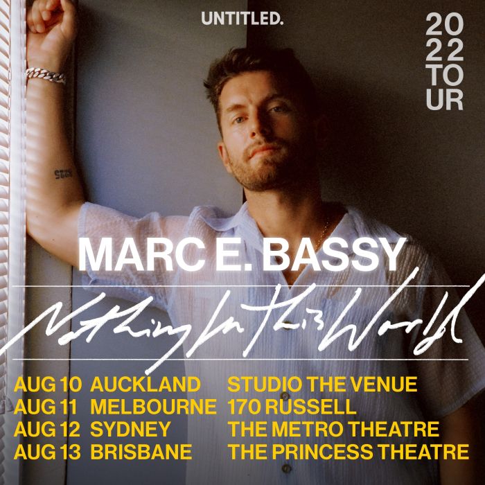 Untitled Group Announce MARC E. BASSY Aus Tour