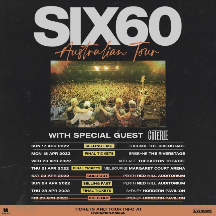 SIX60 Australian Tour