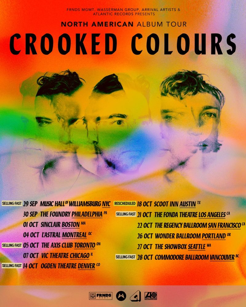 CROOKED COLOURS celebrate ‘TOMORROWS’ in their third studio album