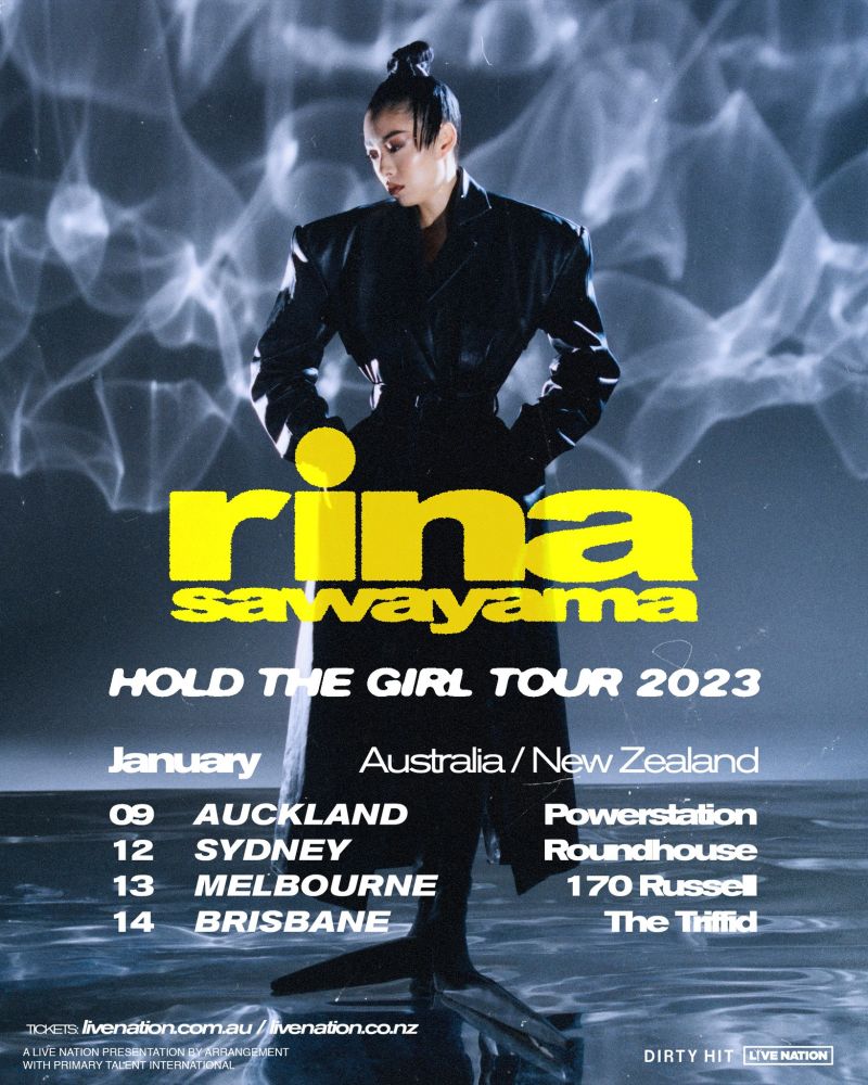 RINA SAWAYAMA Hold The Girl Tour 2023 Australia & New Zealand Second