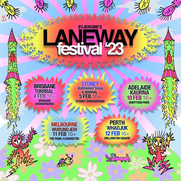 LANEWAY FESTIVAL 2023 Save the Dates!