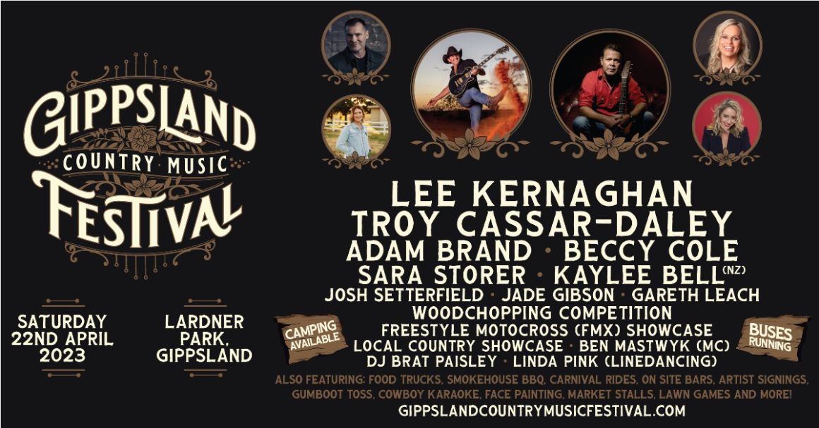 GIPPSLAND COUNTRY MUSIC FESTIVAL celebrates its third Annual Festival