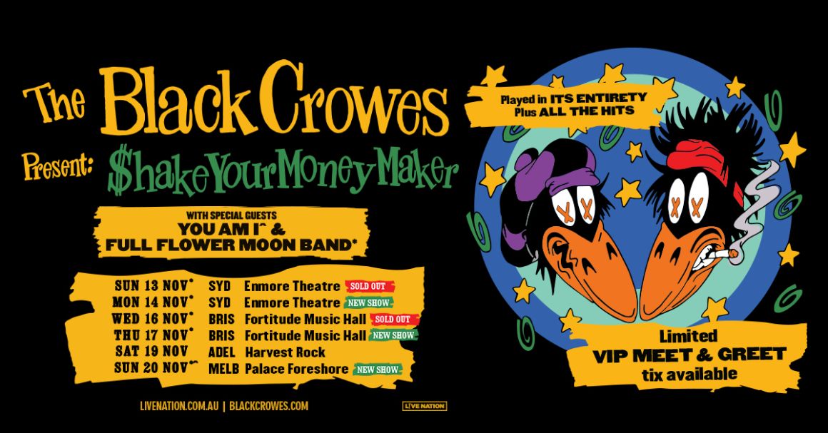 black crowes tour 2022 australia