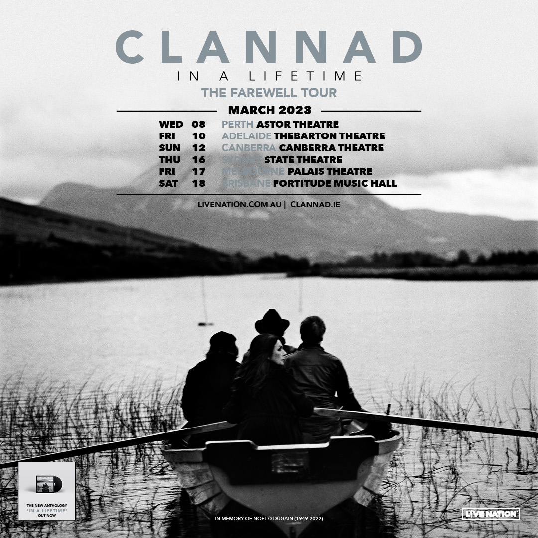 CLANNAD announce 2023 Australian dates for 50th anniversary farewell tour