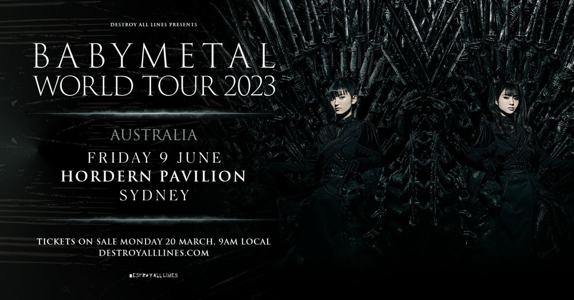 babymetal australia tour