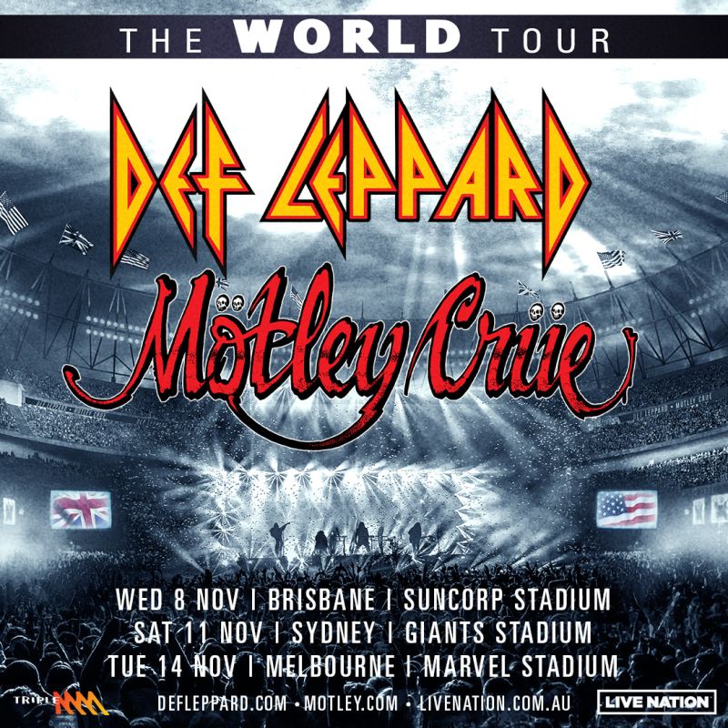 Def Leppard, Motley Crue