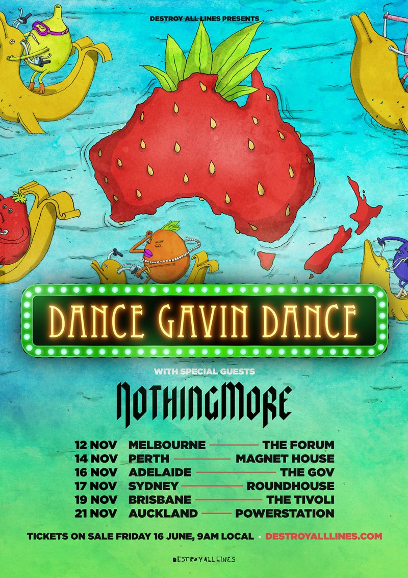 dance gavin dance 2023 tour setlist