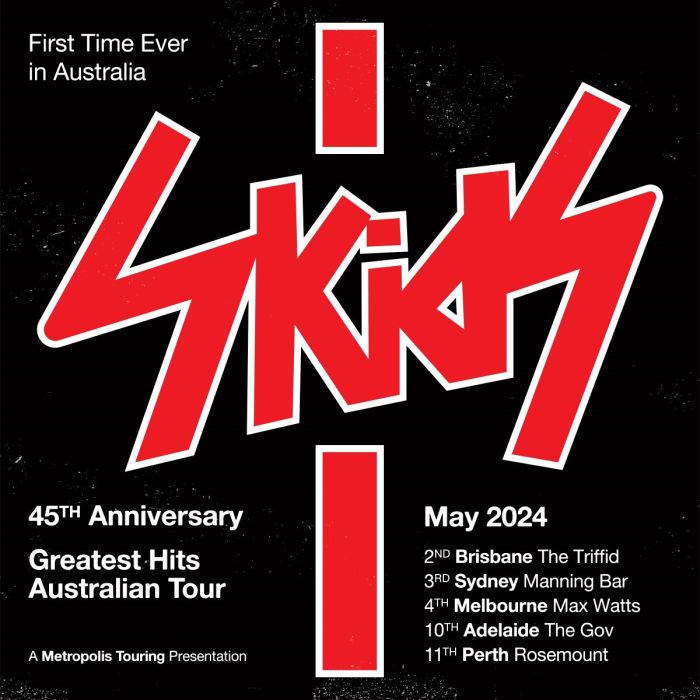 The SKIDS announce MAY 2024 AUSTRALIAN TOUR