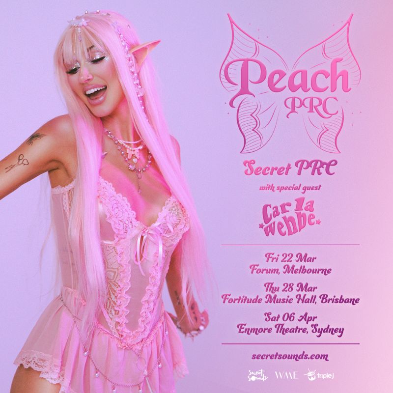 Secret Sounds & WME Present… PEACH PRC SECRET PRC TOUR March/April 2024