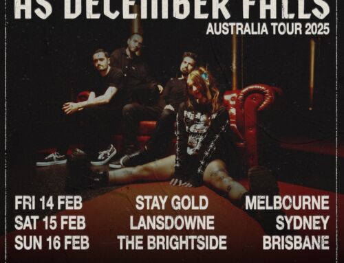 AS DECEMBER FALLS announce Australian Tour Dates February 2025 for their first ever time in Australia