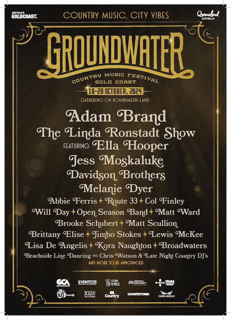 GROUNDWATER COUNTRY MUSIC FESTIVAL lineup grows with more stellar acts