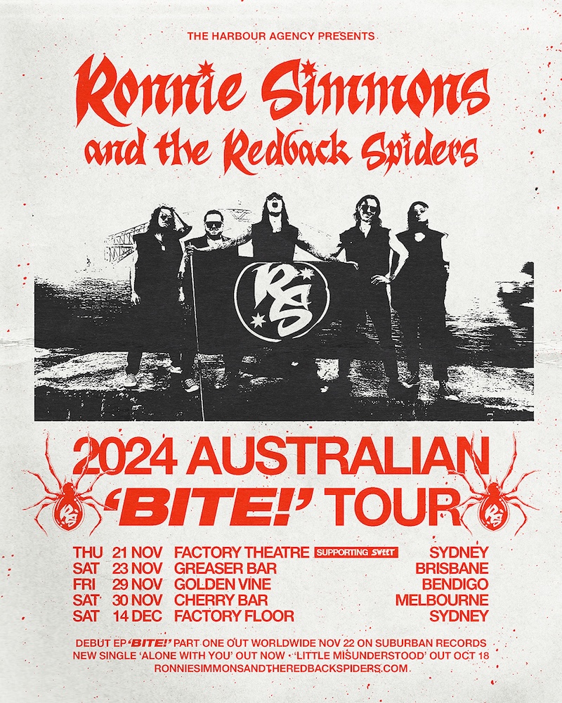 RONNIE SIMMONS & THE REDBACK SPIDERS