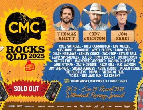 CMC ROCKS QLD sells out yet again! ​18th Anniversary Event headlined by CODY JOHNSON (USA), JON PARDI (USA) & THOMAS RHETT (USA)