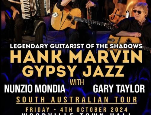 HANK MARVIN Gypsy Jazz Tour starts next week