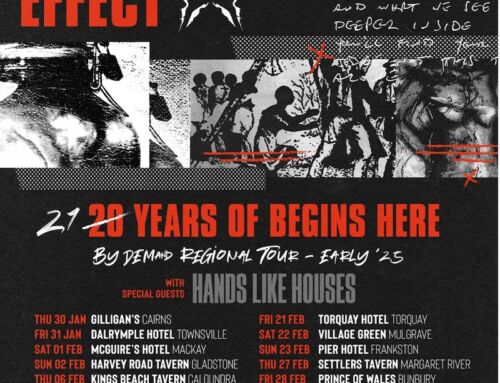 THE BUTTERFLY EFFECT announce ’21 YEARS OF BEGINS HERE’ ‘By Demand Regional Tour’ for early 2025 with special guests HANDS LIKE HOUSES