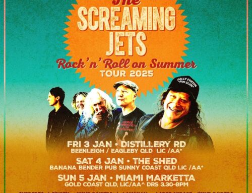 THE SCREAMING JETS back the next generation of rock – WAVE RAIDERS