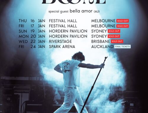 BENSON BOONE (USA): Australia & New Zealand Tour kicks off this week!