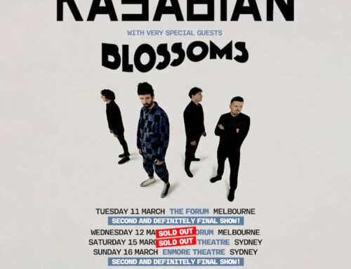 KASABIAN add second shows in Melbourne and Sydney due to high demand selling out their first Melbourne show in three minutes